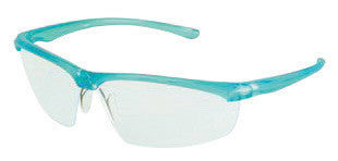 3M 11737-00000 Refine 203 Safety Glasses With Teal Frame And Clear Indoor/Outdoor Mirror Polycarbonate Anti-Scratch Lens (1/EA)