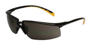 3M 12262-00000 Privo Safety Glasses With Black And Orange Polycarbonate Frame And Gray Polycarbonate Anti-Fog Lens (1/EA)