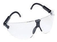 3M 15100-00000 Lexa Large Safety Glasses With Black Nylon Frame And Clear polycarbonate DX Anti-Fog Anti-Scratch Hard Coat Lens (1/EA)