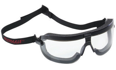 3M 16400-00000 Fectoggles Medium Impact Dust Goggles With Black Foam Lined Frame, Clear DX Anti-Fog Hard Coat Lens And Elastic Strap (1/EA)