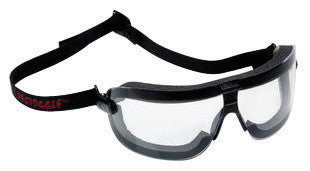 3M 16412-00000 Fectoggles Large Impact Dust Goggles With Black Foam Lined Frame, Clear DX Anti-Fog Hard Coat Lens And Elastic Strap (1/EA)