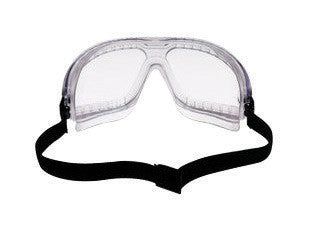 3M 16644-00000 Lexa GoggleGear Medium Splash Goggles With Clear Foam Lined Frame, Clear DX Anti-Fog Anti-Scratch Hard Coat Lens, Elastic Band And Standard Bridge (1/EA)