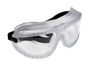 3M 16645-00000 Lexa GoggleGear Large Splash Goggles With Clear Foam Lined Frame, Clear DX Anti-Fog Anti-Scratch Hard Coat Lens, Elastic Band And Standard Bridge (1/EA)