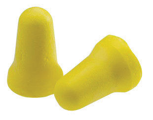 3M 312-1208 Small Single Use E-Z-Fit Bell Shape Polyurethane Foam Uncorded Earplugs (1 Pair Per Poly Bag, 200 Pair Per Box) (200/PR)