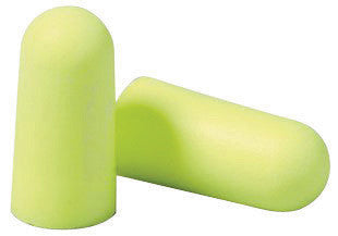 3M 312-1250 Single Use E-A-Rsoft Yellow Neons Tapered Polyurethane Foam Uncorded Earplugs (200/PR)