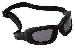 3M 40687-00000 2X2 Maxim Impact Goggles With Black Full Frame, Gray Anti-Fog Lens, Elastic Strap And Air Bladder Cushion (1/EA)