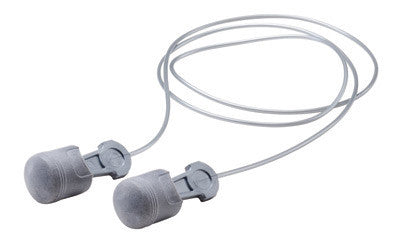 3M P1401 Multiple Use Pistonz Push-to-Fit Polyurethane Foam Corded Earplugs With Vinyl Cord (100/PR)