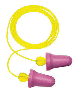 3M P2001 Single Use Peltor NEXT No-Touch Tapered Polyurethane Foam Corded Earplugs With Vinyl Cord And LiveWire Stem (100 Pair Per Box) (100/PR)