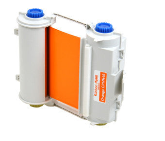 NMC CPMR46RC-4 2/3 in. x 164 ft. Outdoor Durable Resin Ribbon, Orange Refillable Cartridge (1 ROLL)