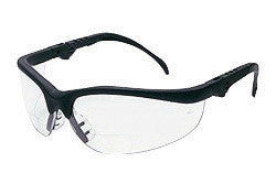 Crews K3H15 Klondike Magnifier 1.5 Diopter Safety Glasses With Black Nylon Frame And Clear Polycarbonate Duramass Anti-Scratch Lens (1/EA)