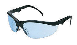 Crews KD313 Klondike Plus Safety Glasses With Black Nylon Frame And Light Blue Polycarbonate Duramass Anti-Scratch Lens (1/PR)