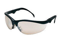 Crews KD319AF Klondike Plus Safety Glasses With Black Nylon Frame And Clear Indoor/Outdoor Mirror Polycarbonate Duramass AF4 Anti-Fog Anti-Scratch Lens (1/PR)