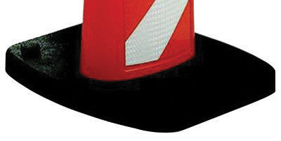 Cortina Safety Products 03-760-20G 18 1/2" X 22" X 1.3" Black Recycled Rubber TrailBlazer Traffic Cone Base (For Use With TrailBlazer Vertical Panel) (1/EA)