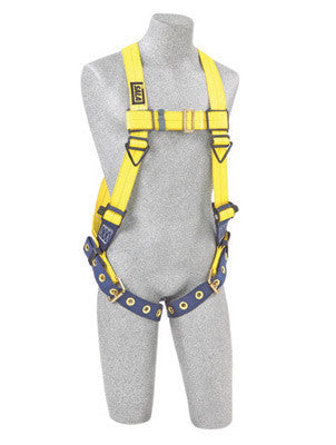 DBI/SALA 1102000 Universal Delta No-Tangle Full Body/Vest Style Harness With Back And Shoulder Retrieval D-Ring And Tongue Leg Strap Buckle (1/EA)
