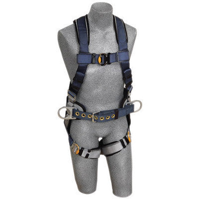 DBI/SALA 1108502 Large ExoFit Construction/Full Body/Vest Style Harness With Back And Side D-Ring, Belt With Sewn-In Pad, Quick Connect Chest And Leg Strap Buckle And Built-In Comfort Padding (1/EA)