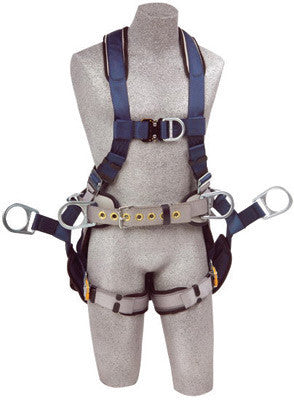 DBI/SALA 1108651 Medium ExoFit Full Body/Vest Style Harness With Back, Side And Front D-Ring, Belt With Pad, Seat Sling With Suspension D-Ring, Quick Connect Chest And Leg Strap Buckle And Built-In Comfort Padding (1/EA)