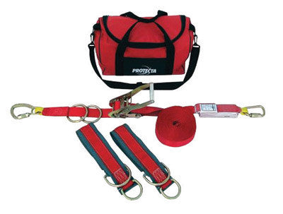 DBI/SALA 1200101 60' PRO-Line Temporary Horizontal Polyester Lifeline System (Includes (2) Tie-Off Adaptors And Carry Bag) (1/EA)