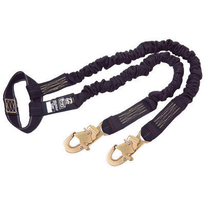 DBI/SALA 1244631 6' Shockwave2 2" Nomex/Kevlar Web Twin-Leg 100% Tie-Off Shock-Absorbing Lanyard With Self-Locking Snap Hook At Both Ends (1/EA)