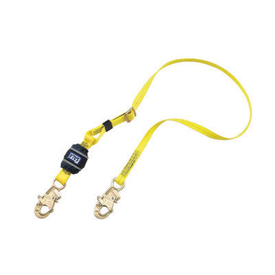 DBI/SALA 1246234 6' EZ-Stop 1" Polyester Web Single-Leg Shock Absorbing Lanyard With Self-Locking Snap Hook At Each End (1/EA)