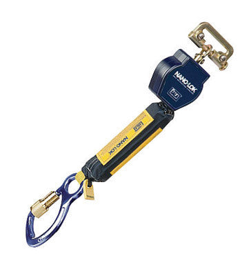 DBI/SALA 3101225 6' Nano-Lok Single Leg Self-Retracting Dyneema Web Lifeline With Quick Connector Anchorage Connection And Aluminum Captive Eye Carabiiner (1/EA)