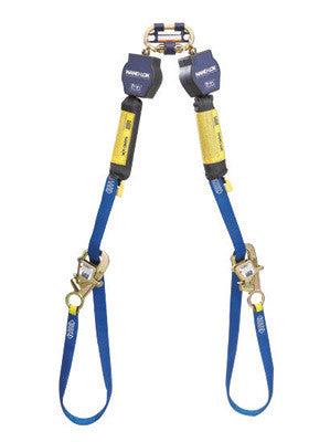DBI/SALA 3101374 9' Nano-Lok Tie-Back Self-Retracting Nylon Web Lifeline With WRAPABAX Gated Snap Hook And Quick Connector (1/EA)