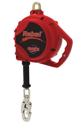 DBI/SALA 3590630 82' Protecta Rebel Self-Retracting 3/16" Galvanized Steel Wire Rope Lifeline With Swiveling Snap Hook And Anchorage Carabiner (1/EA)