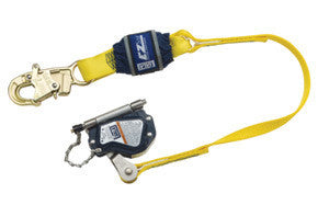 DBI/SALA 5002045 Lad-Saf Hands Free Mobile Stainless Steel And Thermoplastic Rope Grab With 3' EZ Stop Shock Absorbing Lanyard (For Use With 5/8" Wire Rope Lifeline) (1/EA)