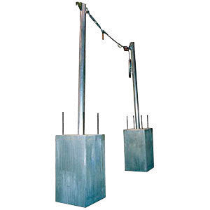 DBI/SALA 7400460 60' SecuraSpan I-Beam Horizontal Zinc Plated Carbon Steel Lifeline System (Includes (2) Stanchions And Zorbit Energy Absorber With Turnbuckle) (1/EA)