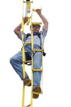 DBI/SALA 8516294 8' Rollgliss Synthetic Rescue Ladder With (3) Connecting Carabiners And Carrying Bag (1/EA)