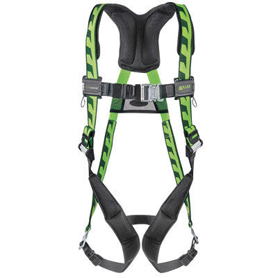 Miller AC-QC-BDP/UGN by Honeywell Universal DuraFlex AirCore Full Body Style Harness With Back And Side D-Ring, Quick Connect Leg And Chest Strap Buckle, Lumbar Pad, Removable Belt And Sub-Pelvic Strap (1/EA)