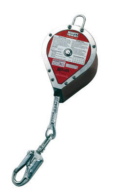Miller RLS30GZ730FT by Honeywell 30' MightyLite Self-Retracting 3/16" Galvanized Wire Rope Lifeline With Tagline And Carabiner, ANSI Z359 (1/EA)