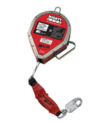 Miller RLS30G-Z7LE/30FT by Honeywell 30' MightyLite Leading Edge Self-Retracting 3/16" Galvanized Wire Rope Lifeline With Shock Absorbing Pack (1/EA)