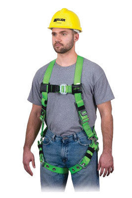 Miller RPC-TB-BD/UGN by Honeywell Universal Revolution Full Body Style Harness With Back And Side D-Ring, Friction Shoulder Strap Buckle, Tongue Leg Strap Buckle, Mating Chest Strap Buckle, Sub-Pelvic Strap And Removable Belt (1/EA)