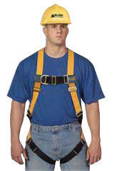 Miller T4000/UAK by Honeywell Universal Titan Non-Stretchable Full Body Style Harness With Back D-Ring, Mating Shoulder Strap Buckle, Mating Chest Strap Buckle, Mating Leg Strap Buckle, Sub-Pelvic Strap And Pull-Free Lanyard Ring (1/EA)