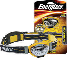 Energizer HDL33AINE Yellow Pro MAX Industrial Head Light With 6-LED (3 AAA Batteries Included) (1/EA)