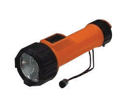 Energizer MS2DLED Orange And Black MAX Intrinsically Safe Hand-Held Flashlight With LED (Requires 2 D Batteries - Sold Separately) (1/EA)