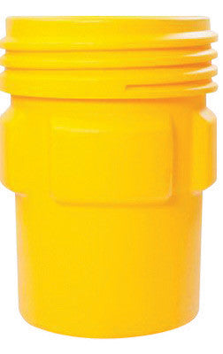 Eagle 1690 31" Top Dia X 26 1/16" Bottom Dia X 41 1/4" Haz-Mat Yellow HDPE Containment Overpack Drum With 95 Gallon Spill Capacity And Screw On Lid Closure (1/EA)