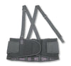 Ergodyne 11386 2X Black ProFlex 100 280D Spandex Economy Standard Back Support With Two-Stage Closure, Rubber Track, Polypropylene Stays And Detachable Suspenders  (1/EA)