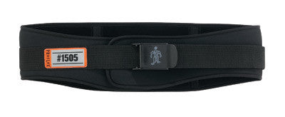 Ergodyne 11495 2X Black ProFlex 1505 Nylon Weight Lifters Style Low Profile Back Support With Buckle Closure And Rubber Track (1/EA)