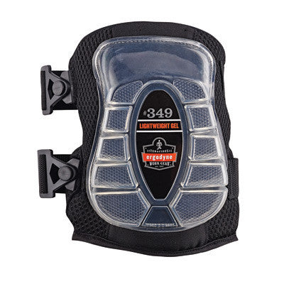 Ergodyne 18349 Black ProFlex 349 Gel EVA Foam Lightweight Broad Cap Knee Pad With (2) Elastic Buckle Straps (1/PR)