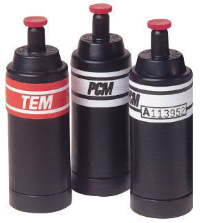 Environmental Express CS25455-50 25 mm Polypropylene Banded Asbestos TEM Air Monitor Cassette With 2" Length Cowl And 0.45 µm Mixed Cellulose Ester Filter (50 Per Box) (1/BX)