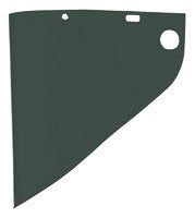 Fibre-Metal 4199IRUV3 by Honeywell High Performance Model 4199 9 3/4" X 19" X .06" Green Shade 3 Injection Molded Propionate Extended View Faceshield For Use With Models F400 And F500 Mounting Crown (1/EA)