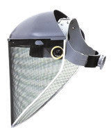 Fibre-Metal S199 by Honeywell High Performance Model S199 9 3/4" X 19" X .06" Clear Stainless Steel Mesh Extended View Faceshield For Use With Models F400 And F500 Mounting Crown (1/EA)