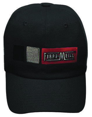 Fiber-Metal SBC2BK By Honeywell Black Homerun Cotton And Thermoplastic Baseball Style Bump Cap With Ratchet Suspension (1/EA)