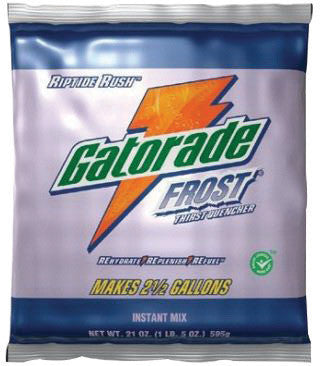 Gatorade 33672 51 Ounce Instant Powder Concentrate Packet Riptide Rush Electrolyte Drink - Yields 6 Gallons (14 Packets Per Case) (14/EA)