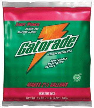 Gatorade 33690 51 Ounce Instant Powder Concentrate Packet Fruit Punch Electrolyte Drink - Yields 6 Gallons (14 Packets Per Case) (14/EA)