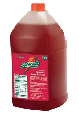 Gatorade 33977 1 Gallon Liquid Concentrate Bottle Fruit Punch Electrolyte Drink - Yields 6 Gallons (1/EA)