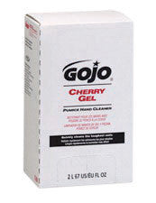 GOJO 7290-04 2000 ml Refill Clear Red PRO TDX Cherry Scented Gel Pumice Hand Cleaner With Pumice Scrubbing Particles (1/EA)