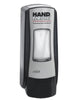 GOJO 8782-06 Brushed Chrome And Black Hand Medic ADX-7 Skin Conditioner Dispenser  (6/EA)