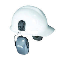 Howard Leight 1011991 by Honeywell Leightning L1H Light Gray Metal Helmet Mount Noise Blocking Headband Earmuffs (Includes Pair Of Hard Hat Adapters) (1/EA)
